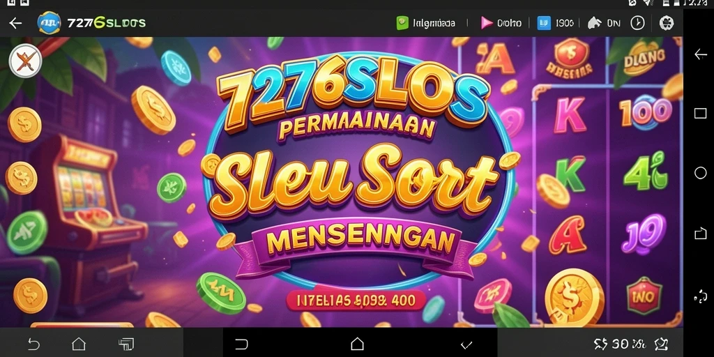 Tampilan gameplay 7276SLOTS yang menegangkan dan menyenangkan.