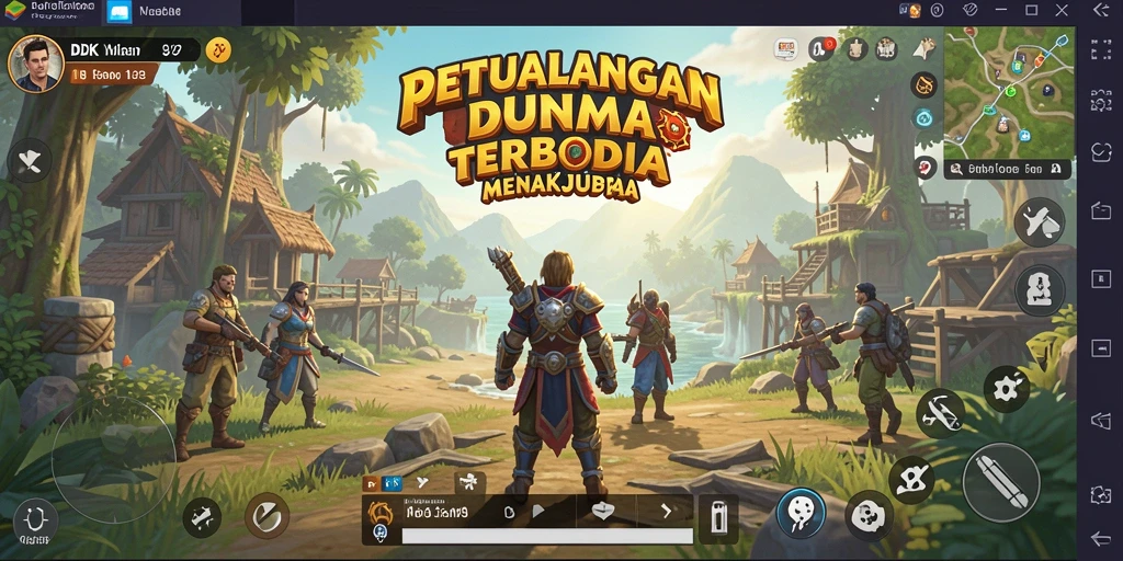 Screenshot gameplay DKK menunjukkan eksplorasi dunia terbuka yang menakjubkan.