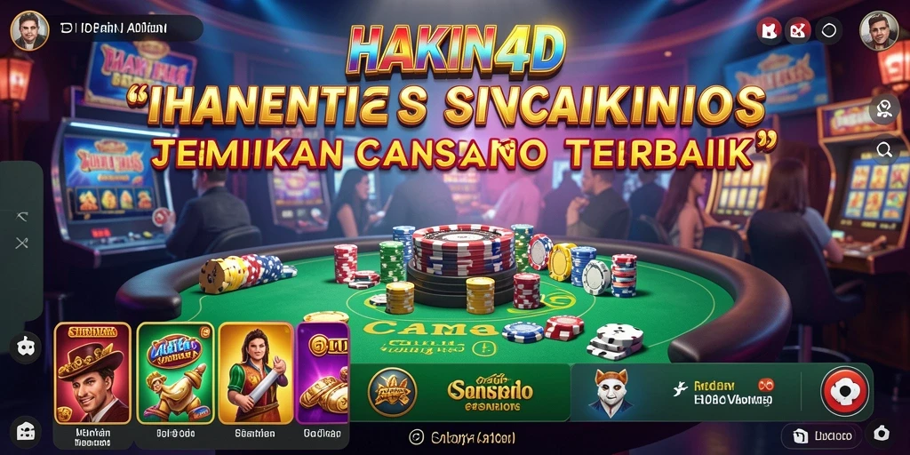 Tampilan permainan HAKIN4D yang menarik dalam sesi Live Casino.