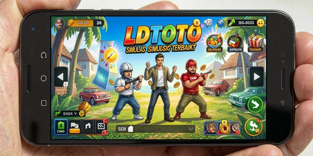 Tampilan gameplay LTDTOTO yang menonjol dengan karakter yang menarik.