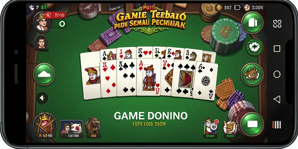 Tampilan gameplay PG11 yang menarik dalam permainan Domino.