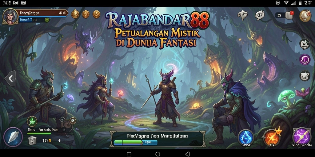 Tangkapan layar yang menunjukkan aksi seru dalam RAJABANDAR88.